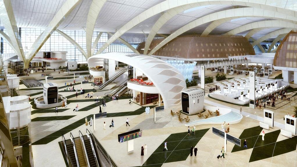 Abu Dhabi Terminal A Interior 