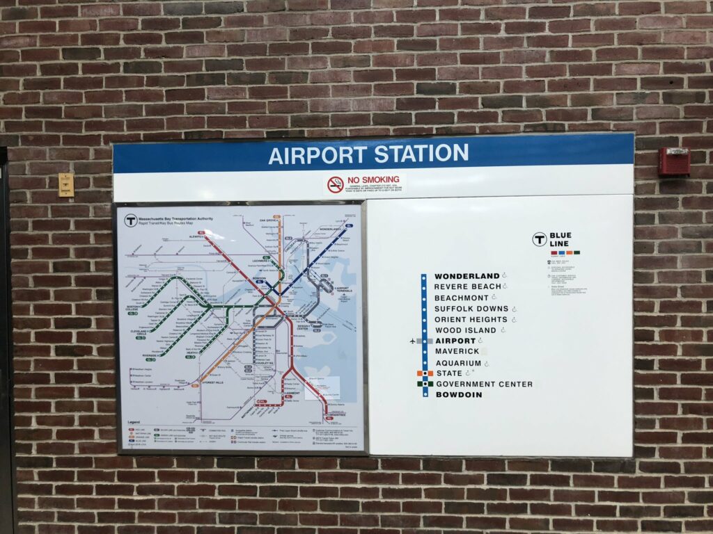 Airport-MBTA-station