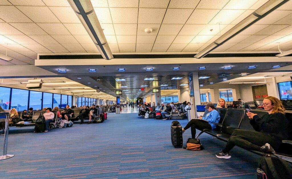 can you stay overnight at boston logan airport
