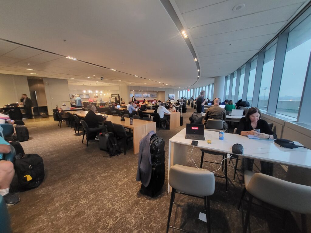 Air Canada Maple Leaf Lounge at Toronto Pearson Airport