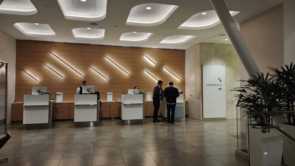 American Airlines Admirals Club at Los Angeles Airport