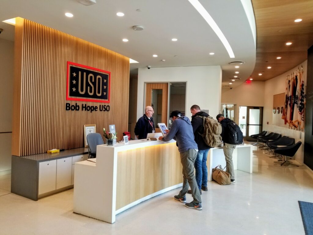 USO Lounge at Los Angeles Airport
